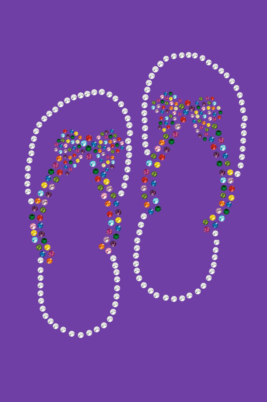 Flip Flops with Bow - Bandanna