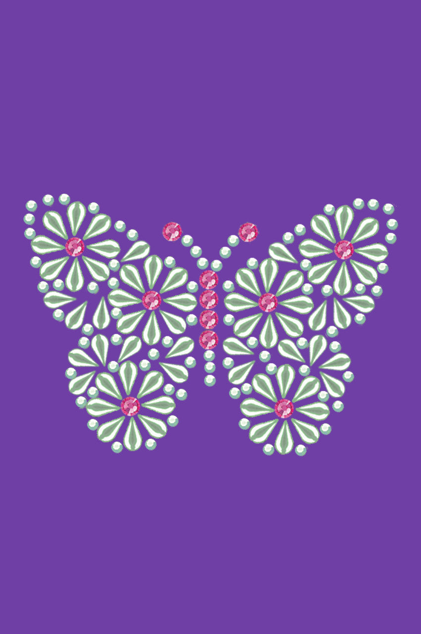 Green Nailhead Butterfly - Women's T-shirt