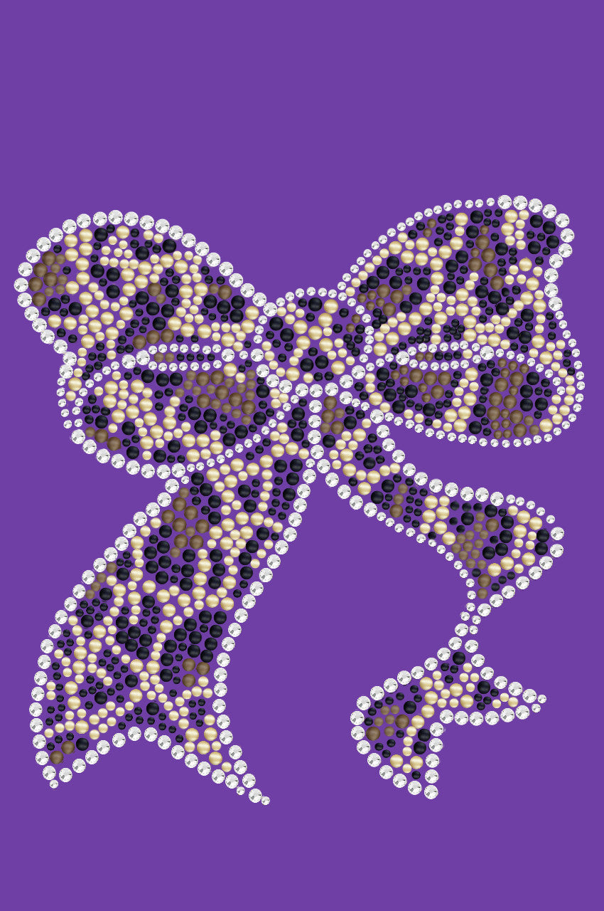 Bow (Leopard) - Womens T-shirt