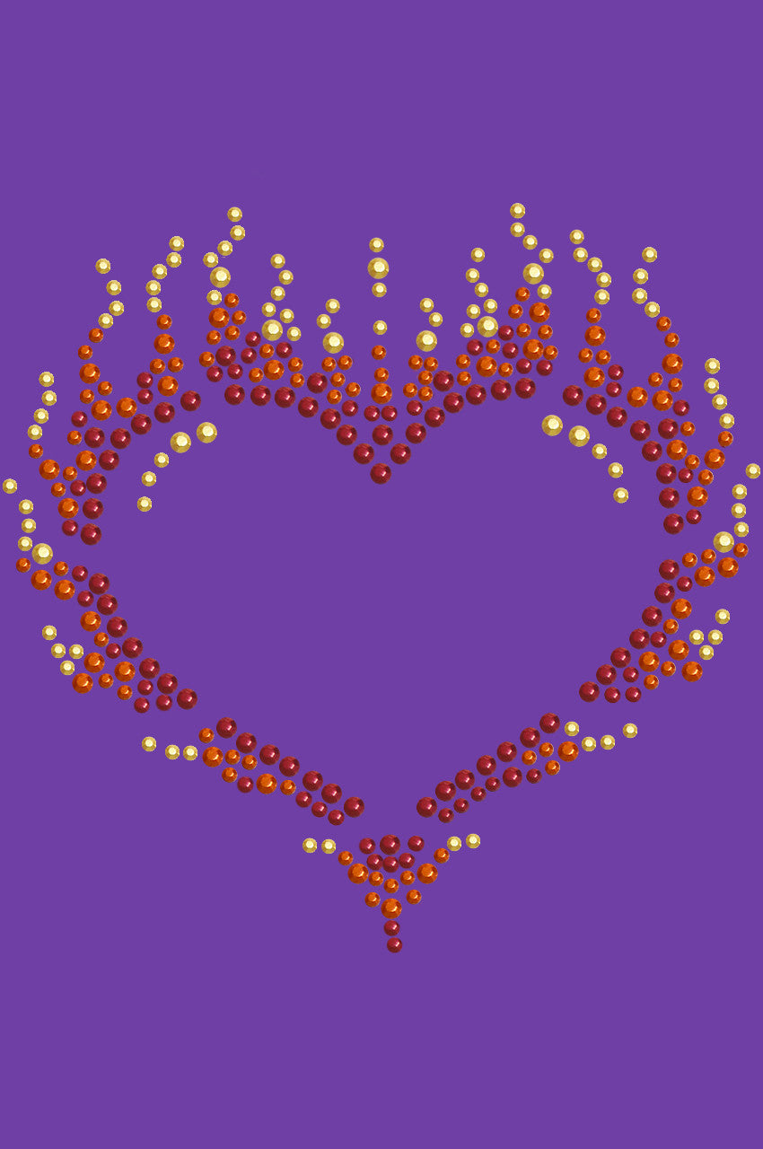 Flame Heart - Womens T-shirt