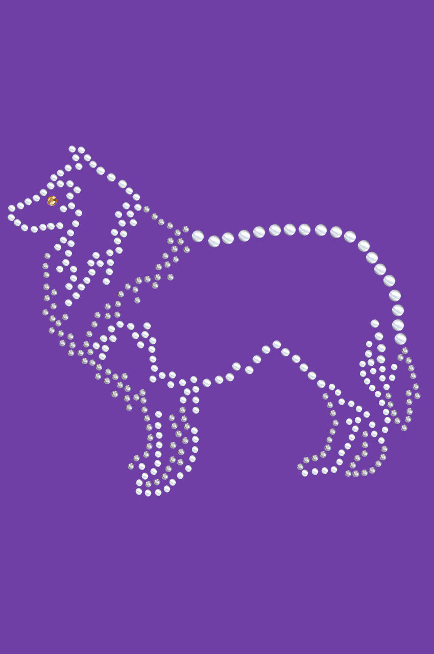 Collie Outline - bandana
