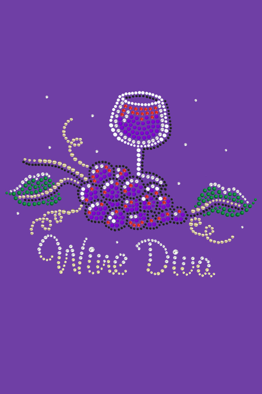 Wine Diva 2 - Womens T-shirt