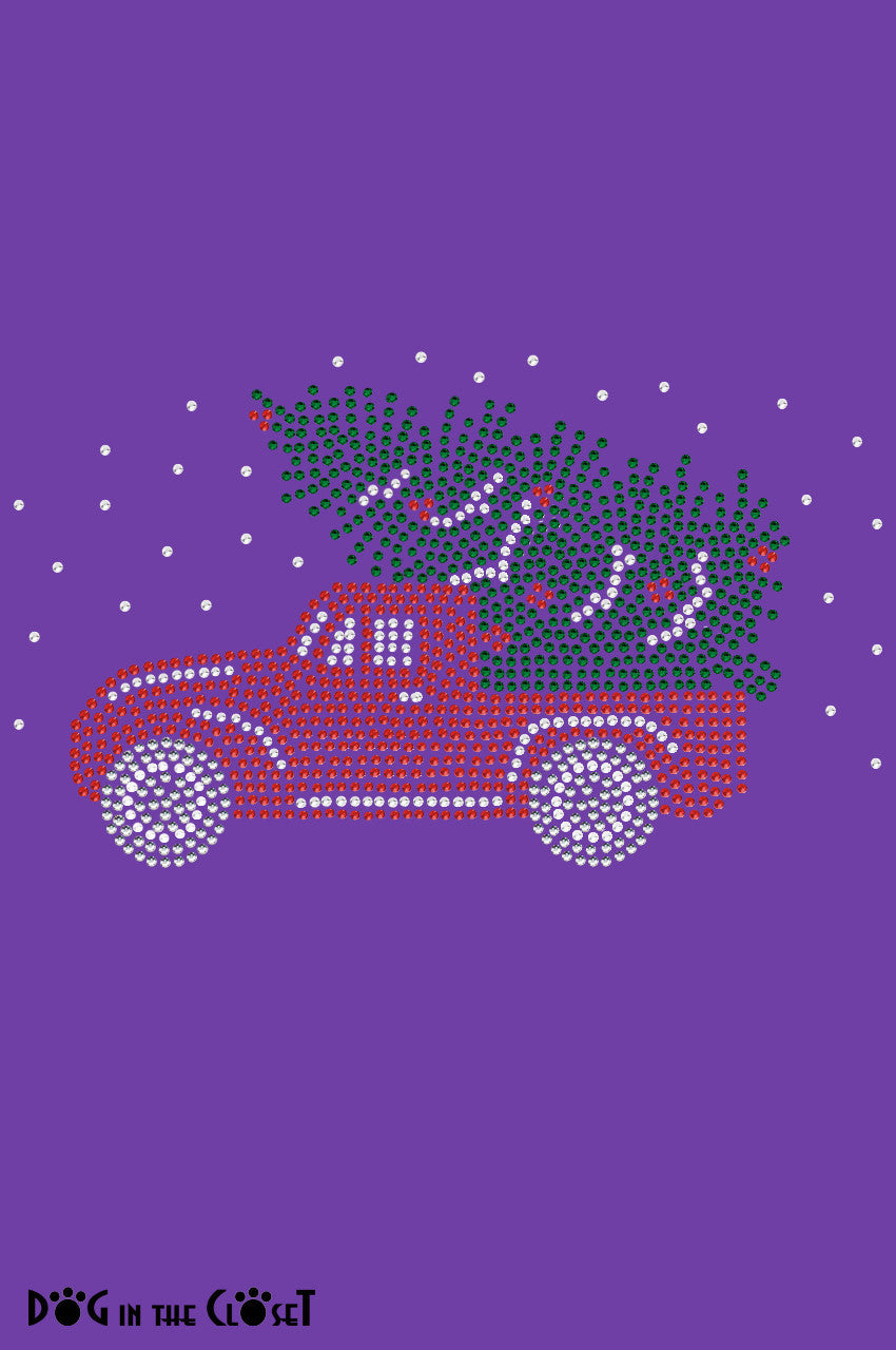 Christmas Truck (Small) - Womens Tee