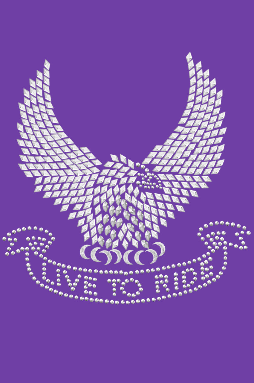 Live to Ride Eagle - Womens T-shirt