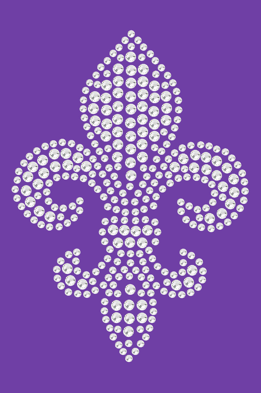Fleur de Lis (Rhinestone) - Womens T-shirt