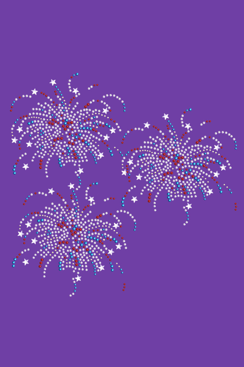 FIreworks (Cluster of Three) - Womens T-shirt