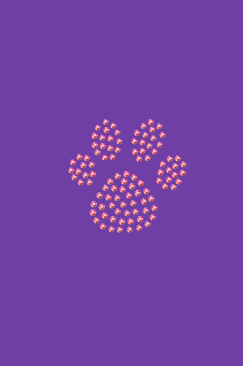 Paw (Pink Rhinestuds) - Women's T-shirt