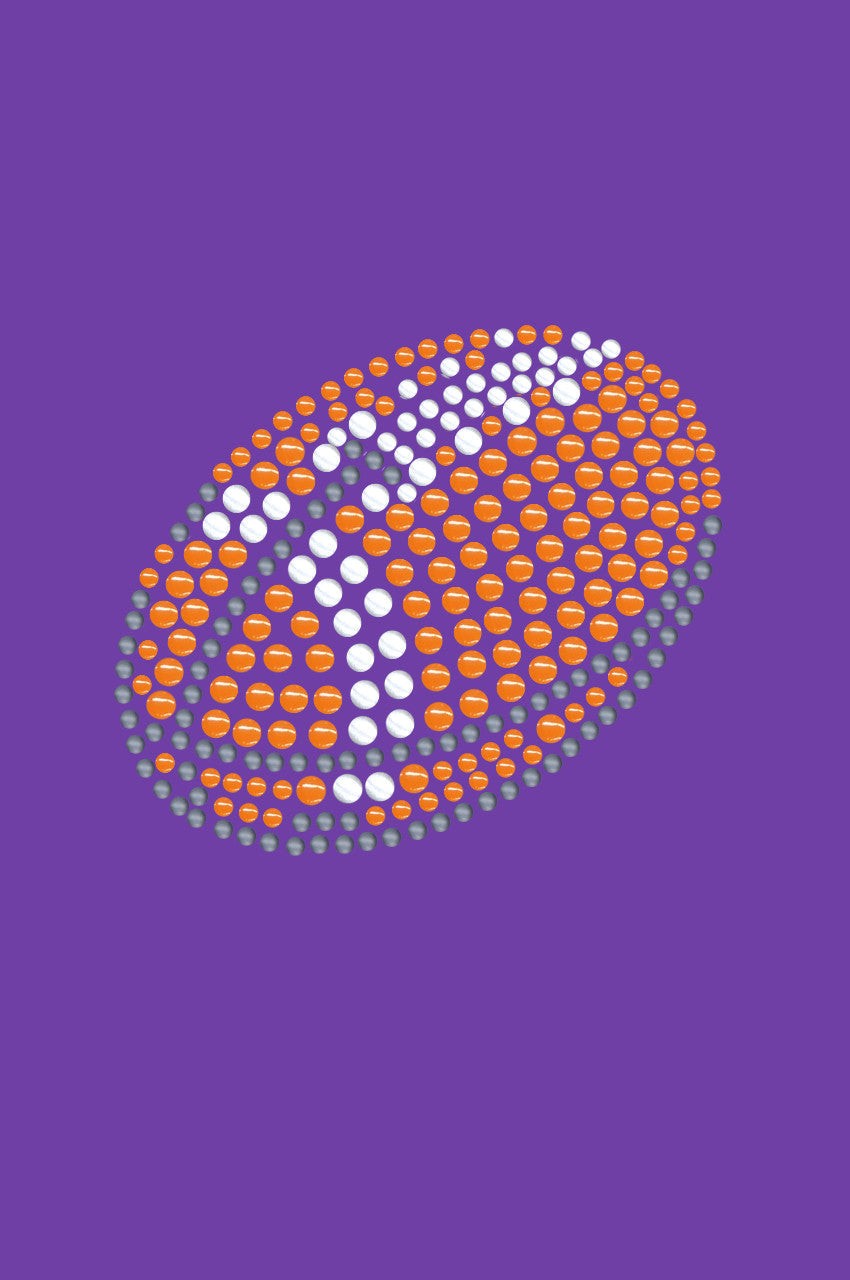 Football (Orange 2) - Womens Tee