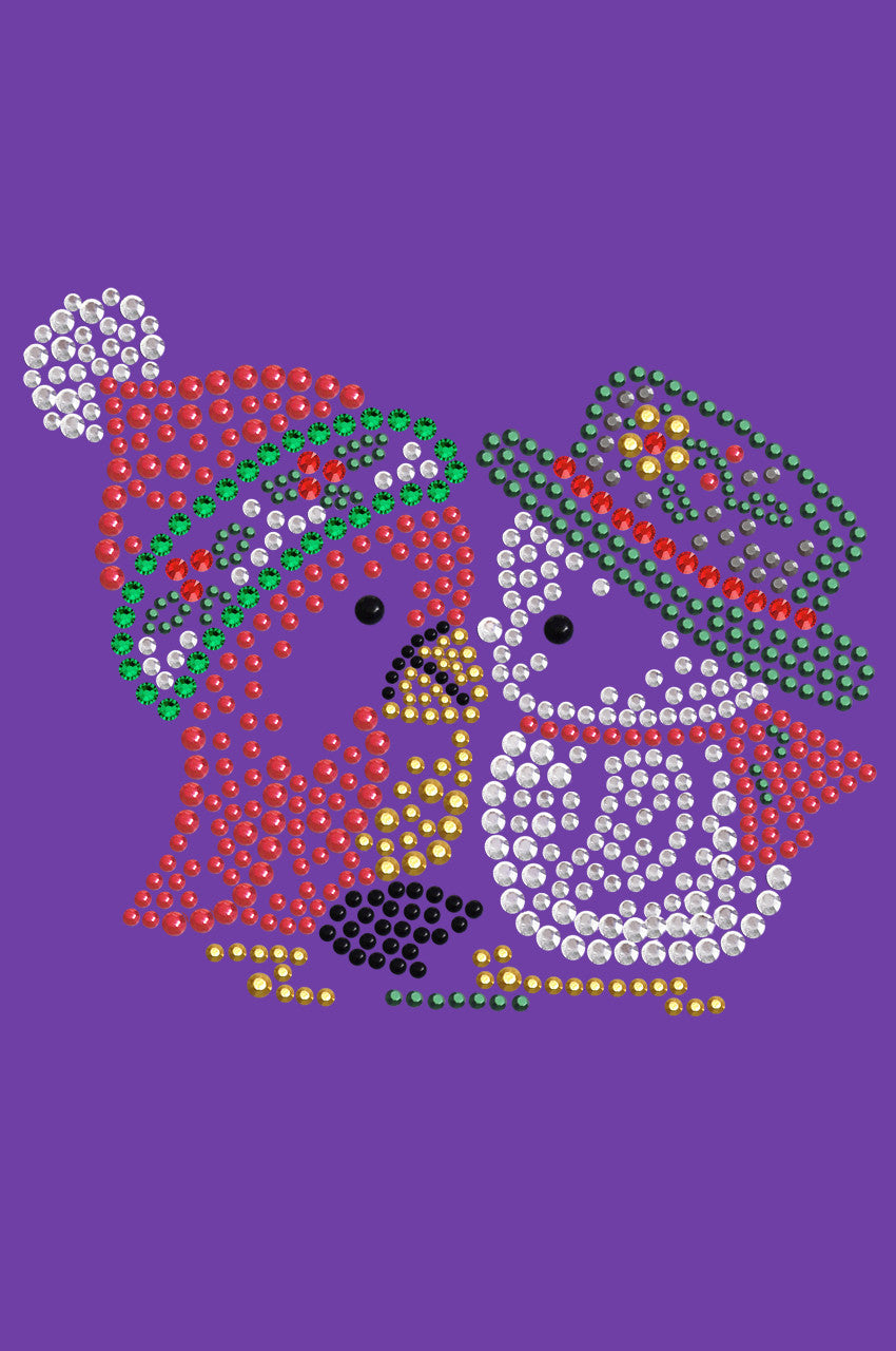Christmas Birds - Womens T-shirt