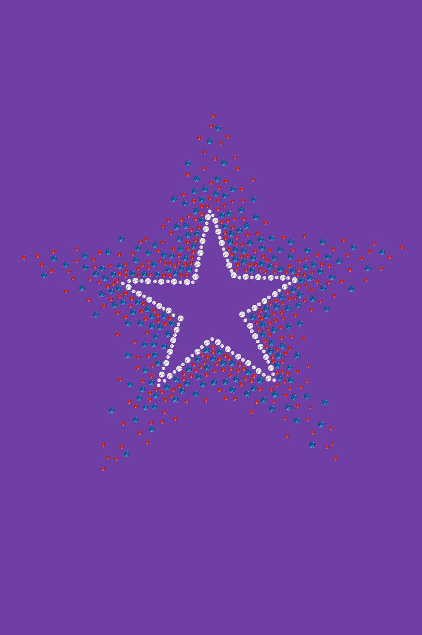 Star (Red & Blue)- Bandanna