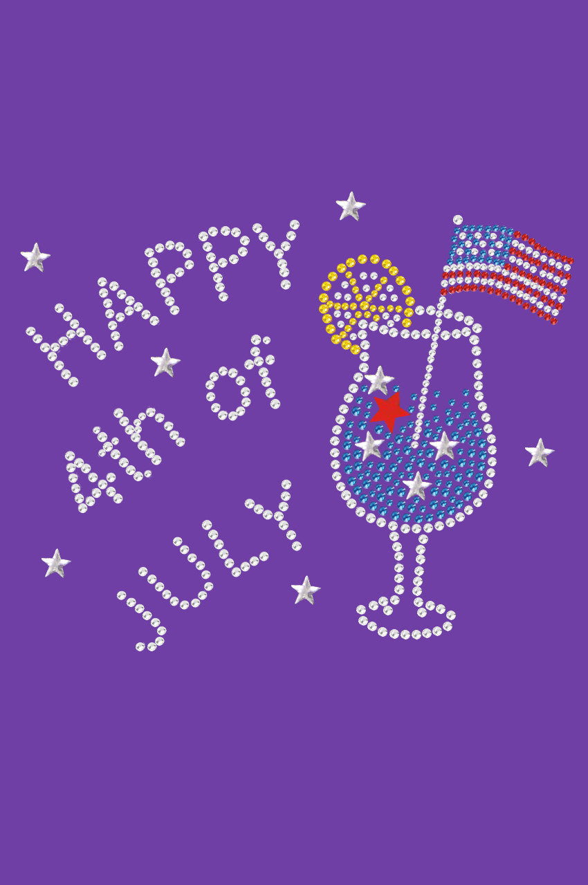July 4th Cocktail - Womens T-shirt