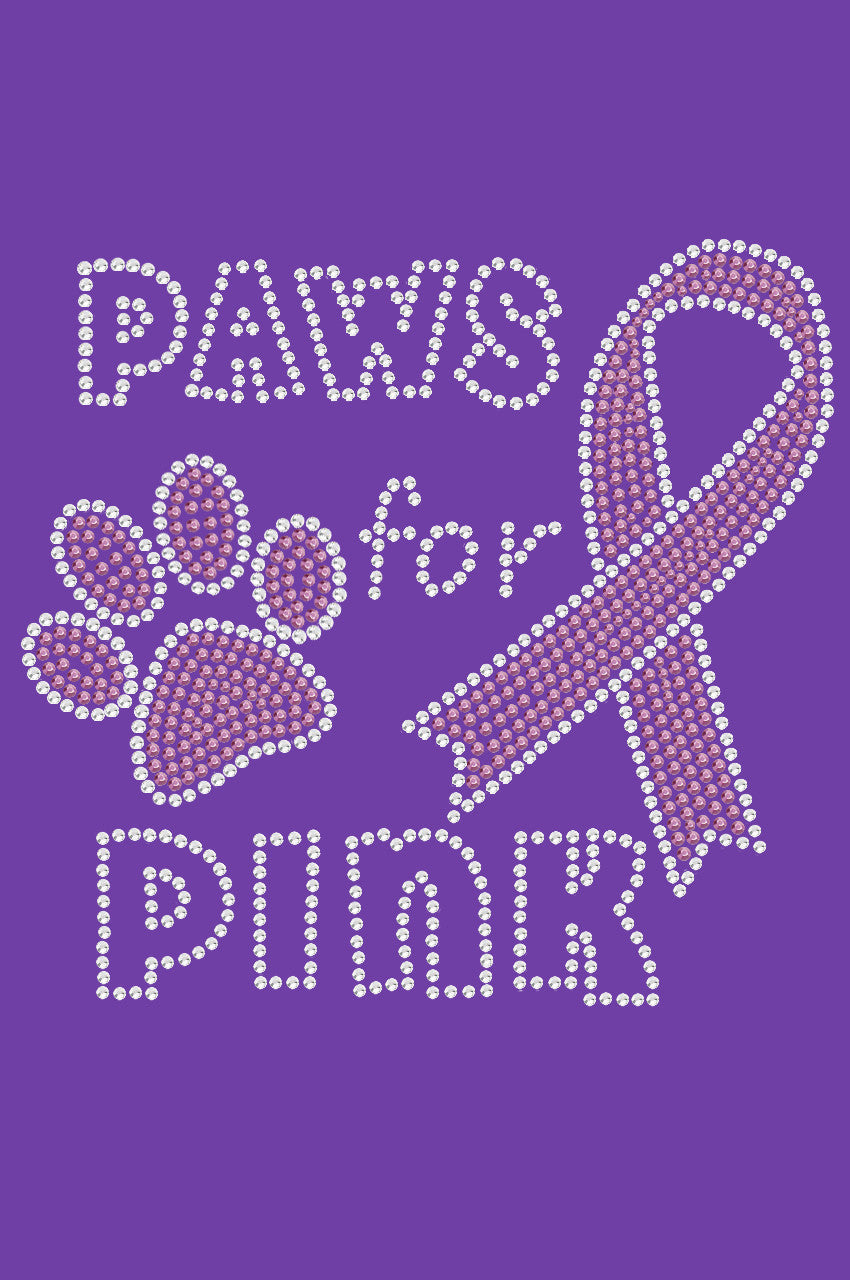 Paws for Pink - Womens T-shirt