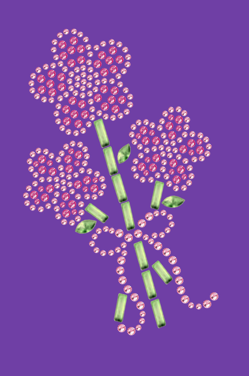 Pink Flower Bouquet - Womens T-shirt