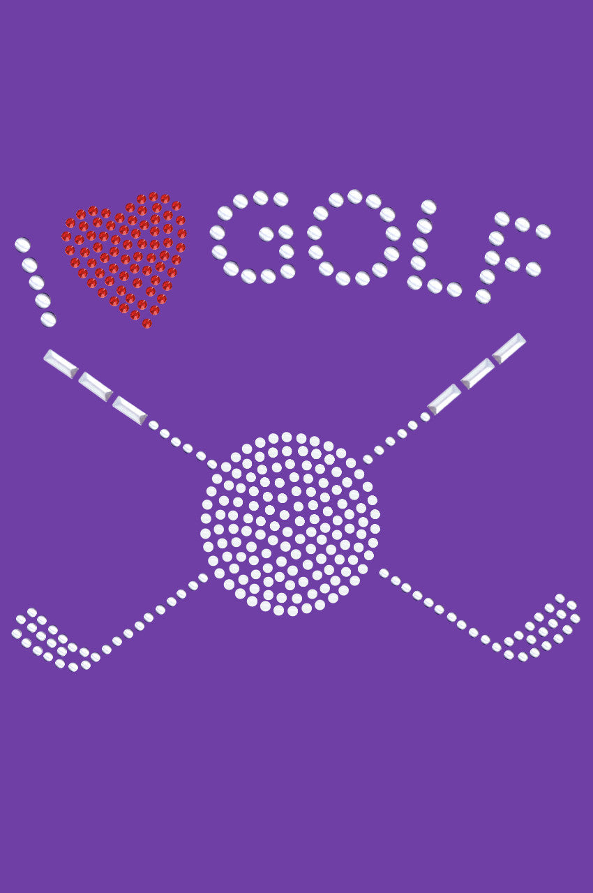 I Love Golf (Small) - Womens Tee