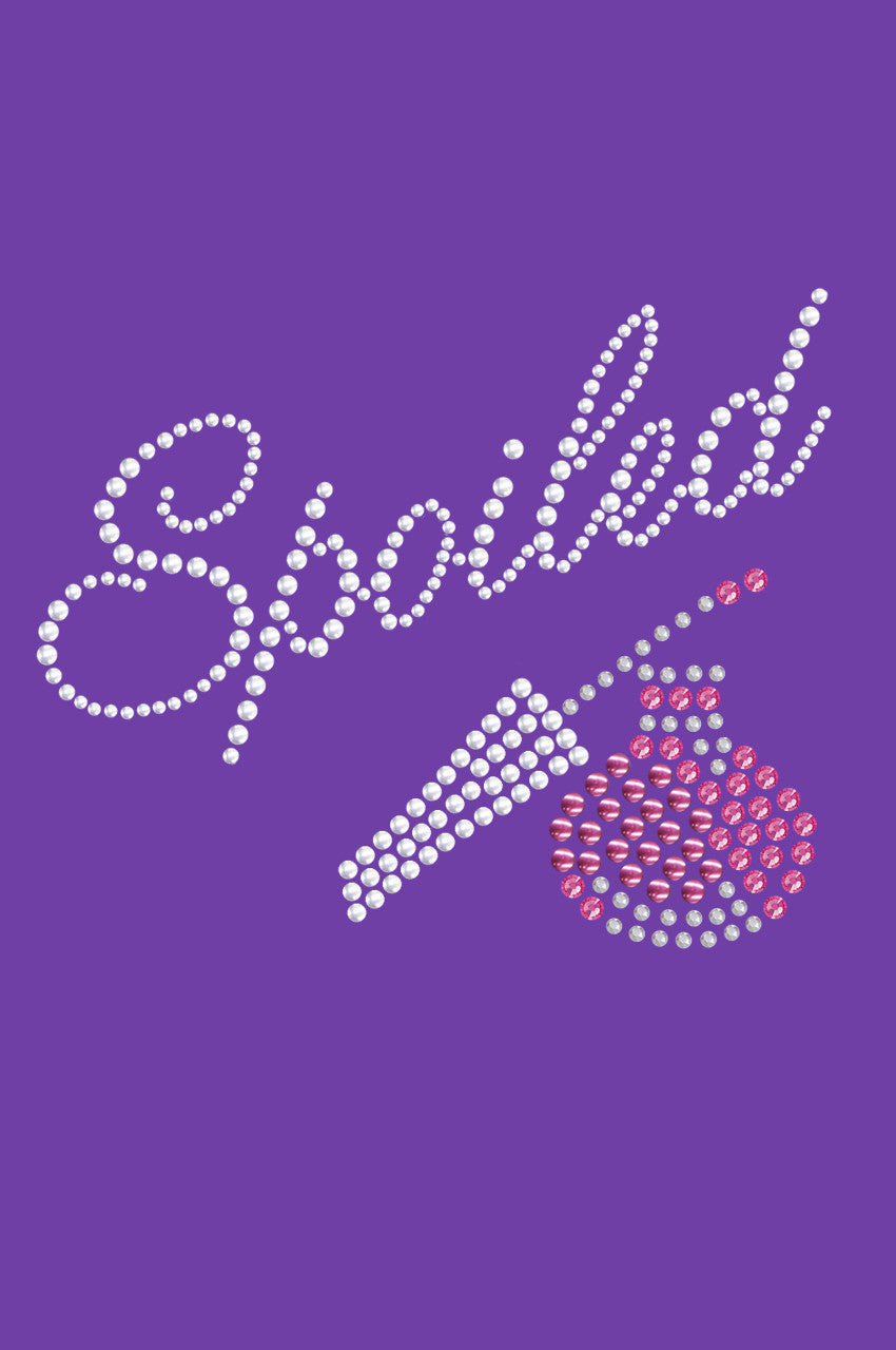 Spoiled with Austrian crystal Nail Polish - Womens T-shirt