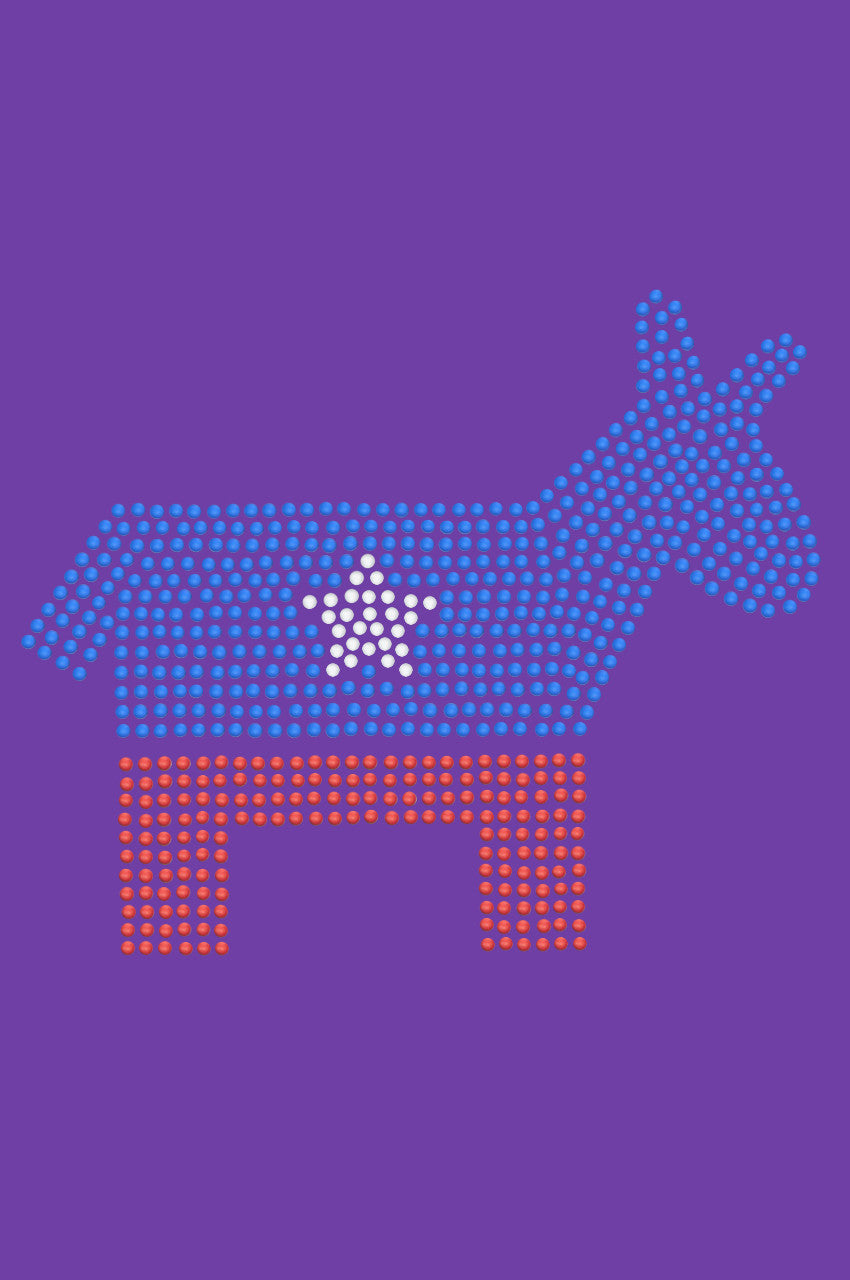 Patriotic Donkey - Women's T-shirt