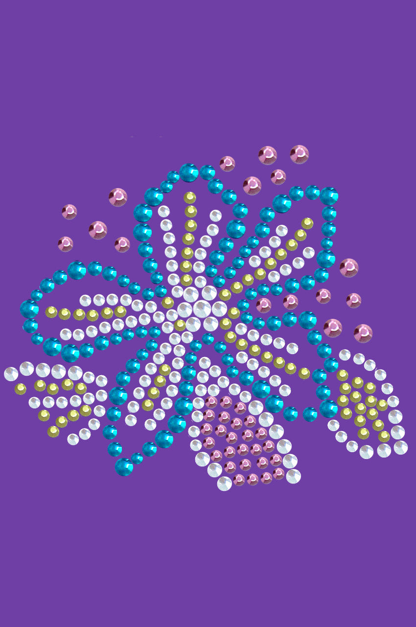 Turquoise Flower - Bandanna