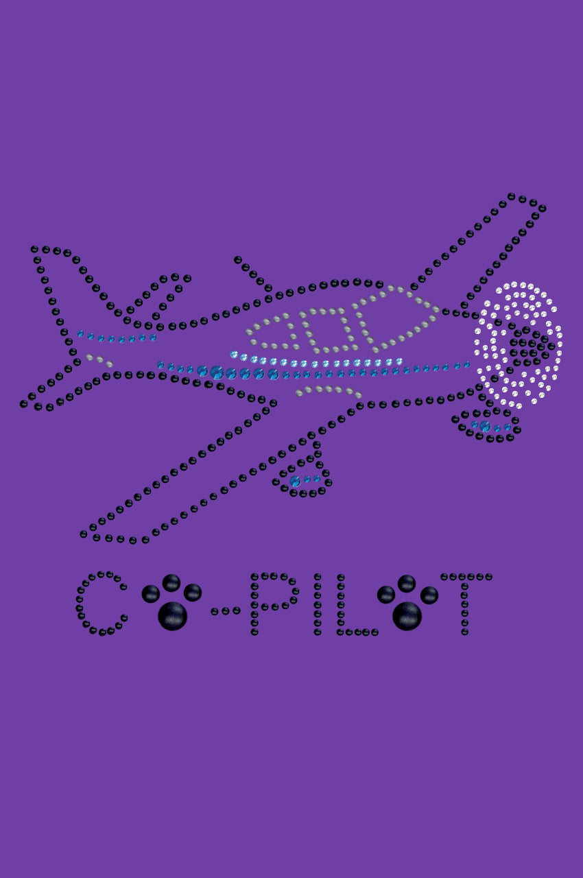 Co-Pilot Airplane (black) - Bandana