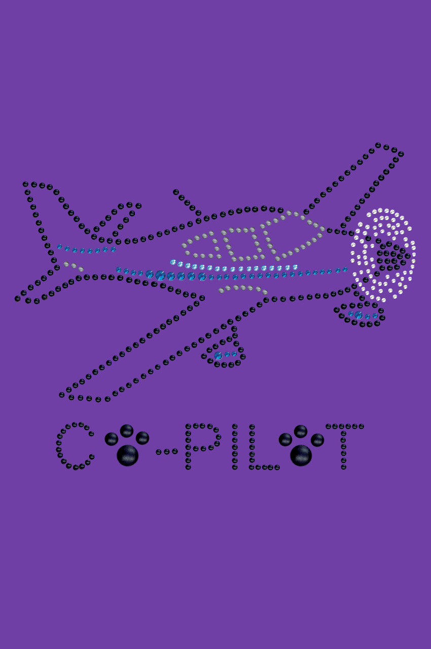 Co-Pilot Airplane (black) - Bandana