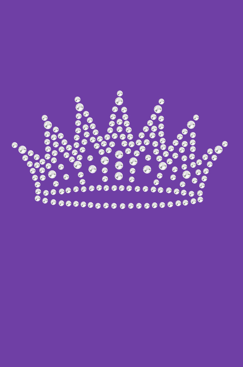Crown 2 (Rhinestones) - Womens T-shirt