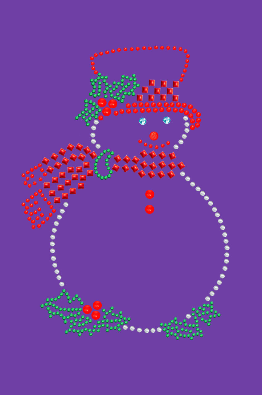 Snowman Outline - Womens T-shirt