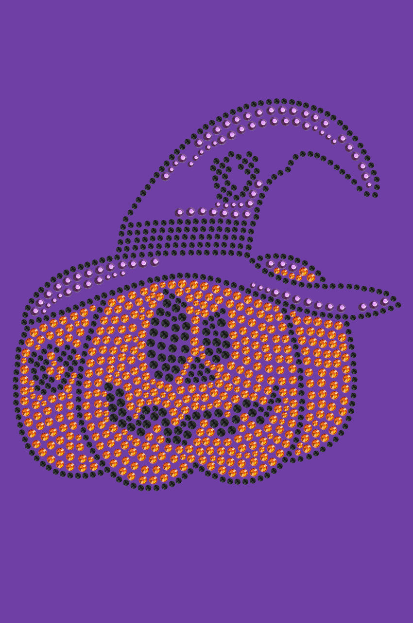 Jack O'Lantern with Hat - Women's T-shirt