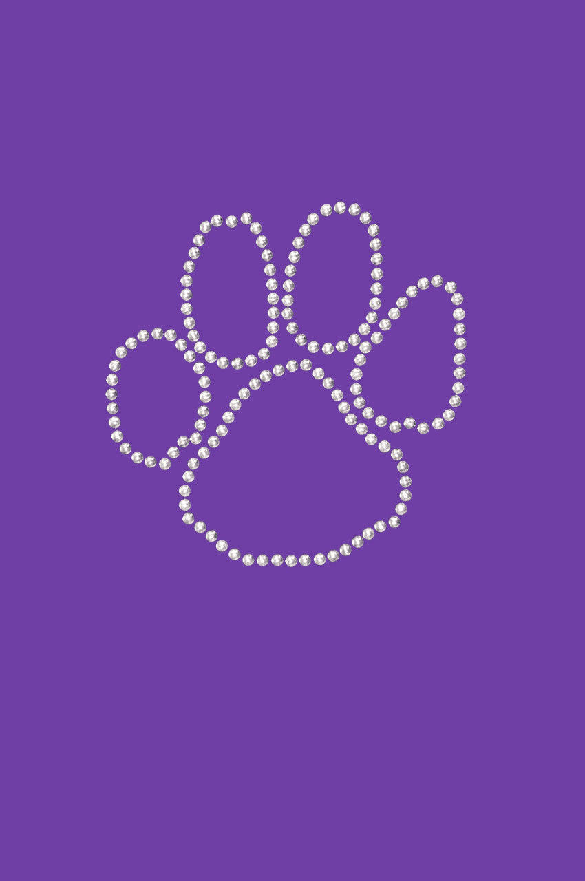 Paw (Silver Nailheads) - Women's T-shirt