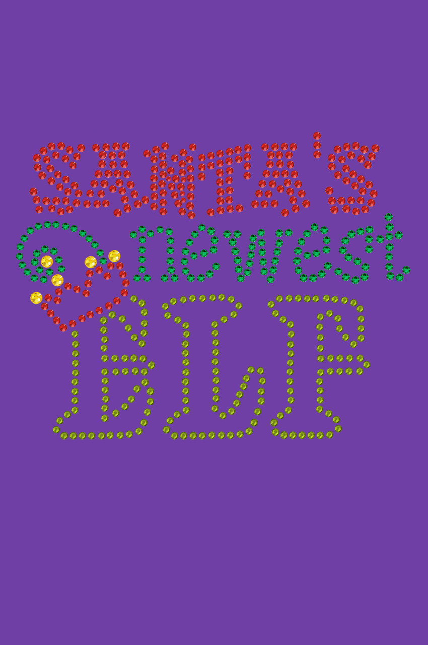 Santas Newest Elf - Womens T-shirt