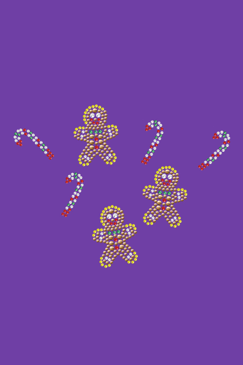 Gingerbread Men & Candy Canes - Bandana