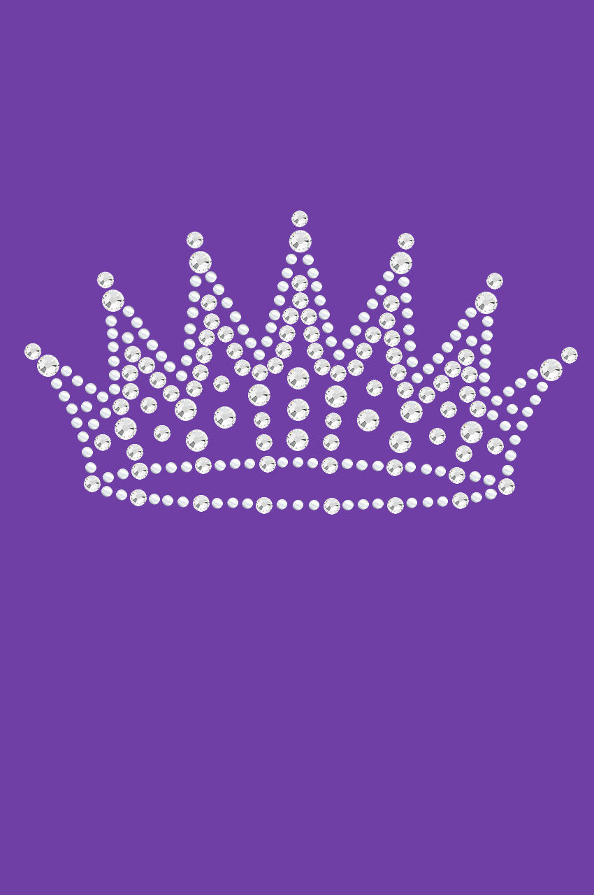 Crown 1 (Austrian crystal Rhinestones) - Womens T-shirt