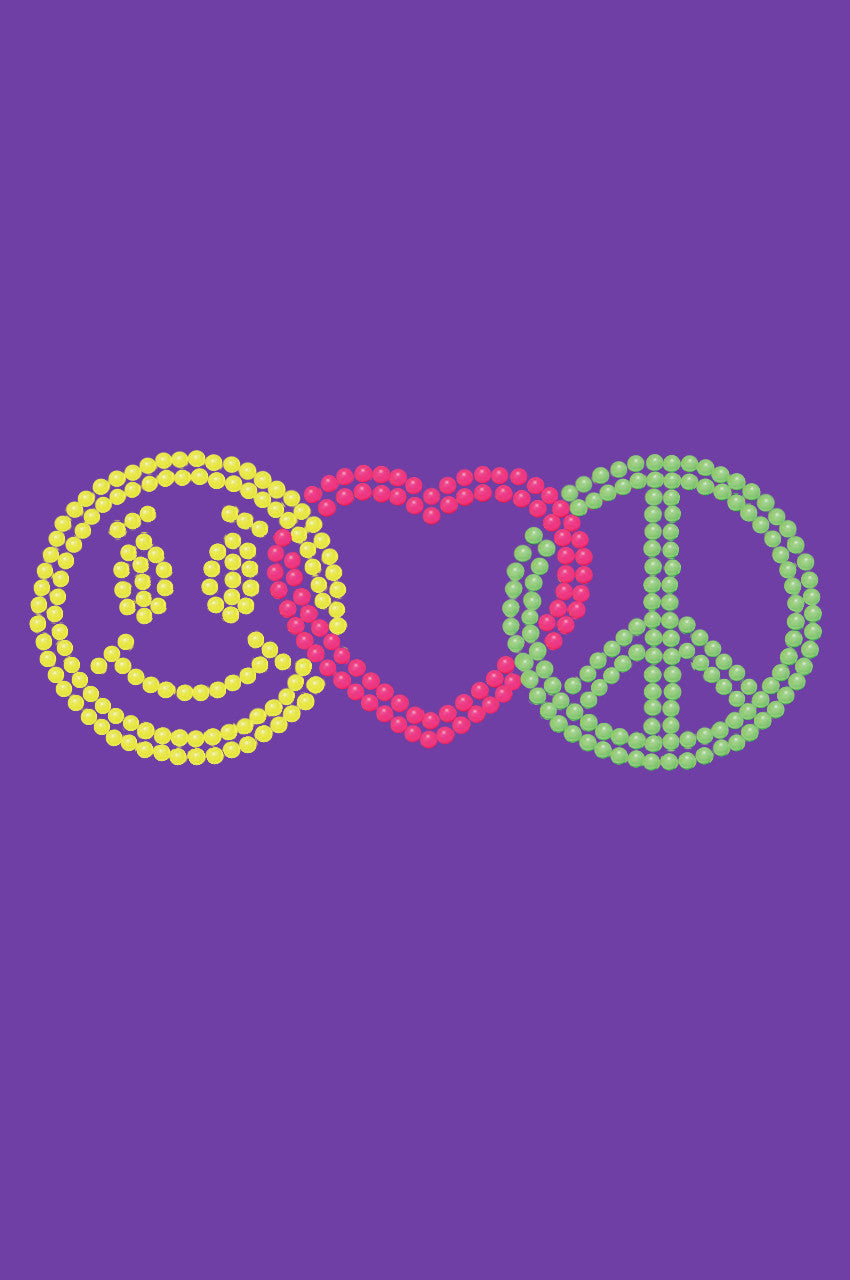 Smiley Face, Love, Peace - Bandanna