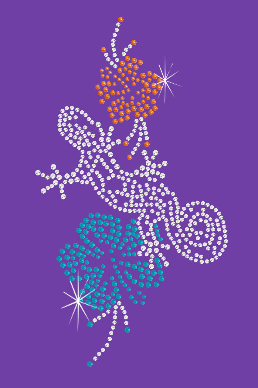 Gecko and Hibiscus - Womens Tee