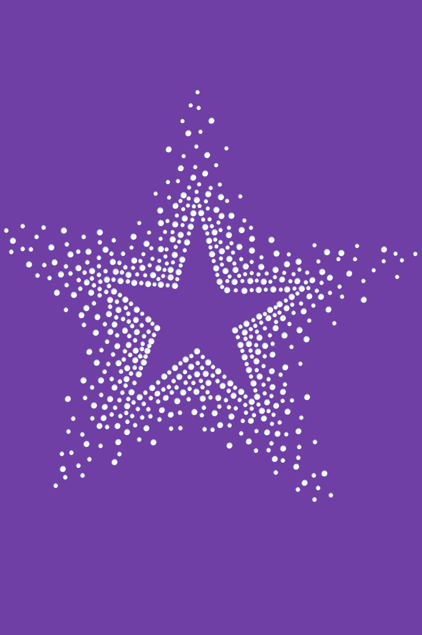 Star (Clear Rhinestones) - Bandanna