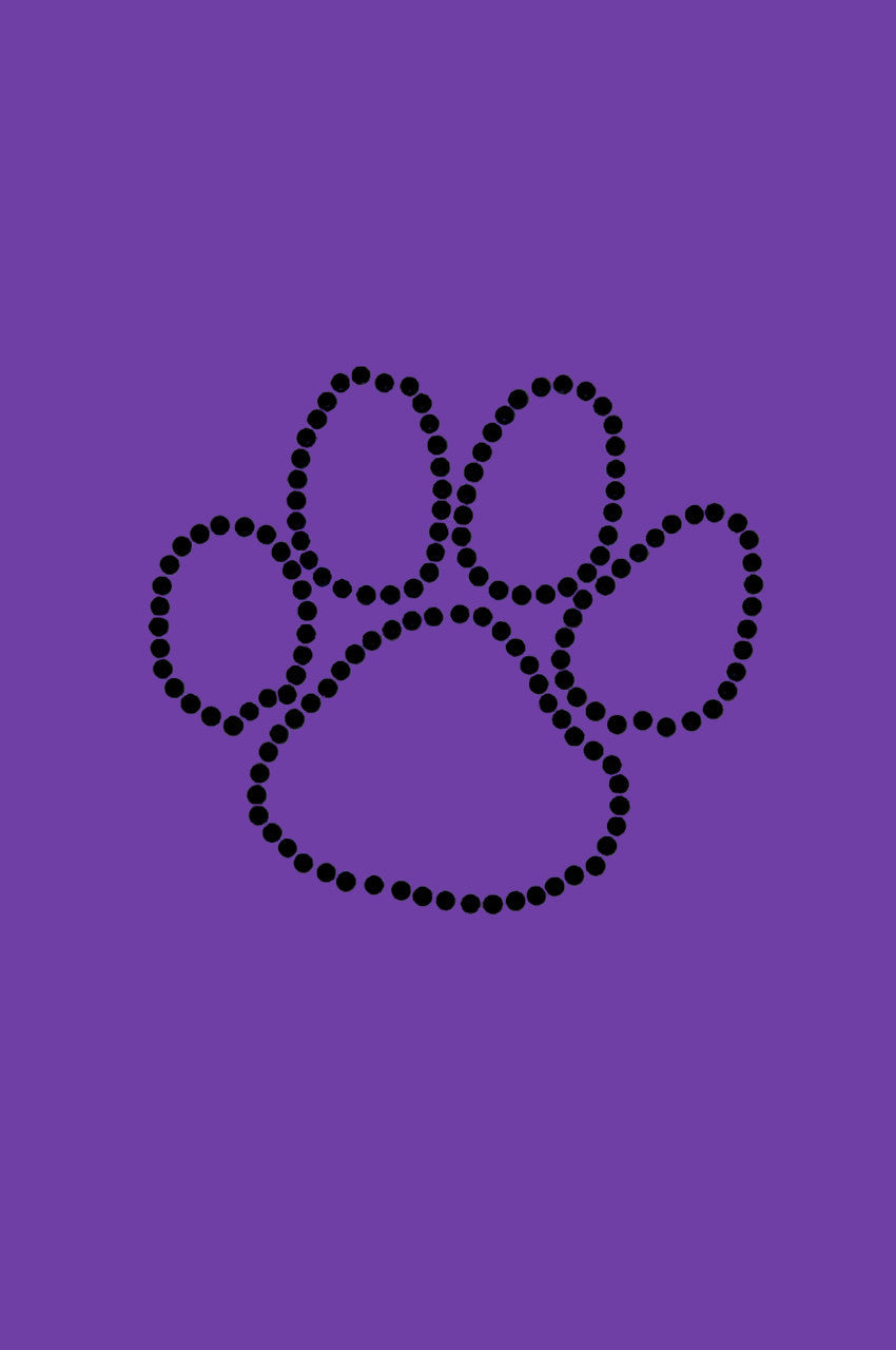 Paw (Black Nailheads) - Womens T-shirt