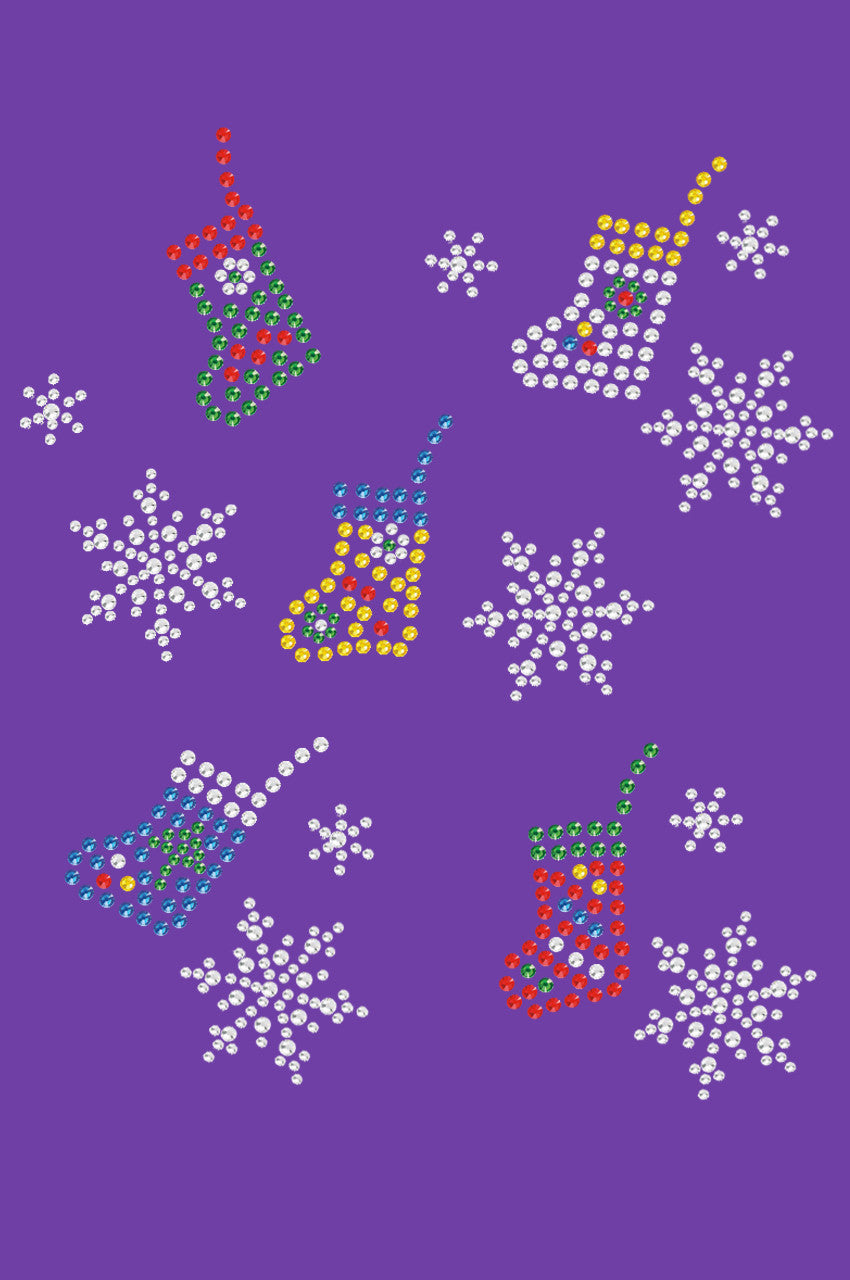 Stockings & Snowflakes - Womens Tee