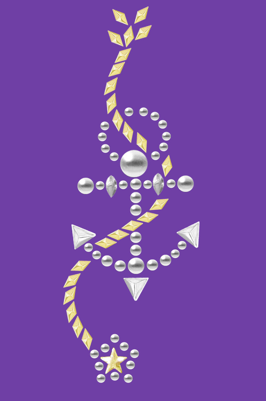 Anchor with Rope (Nailhead) - Bandanna