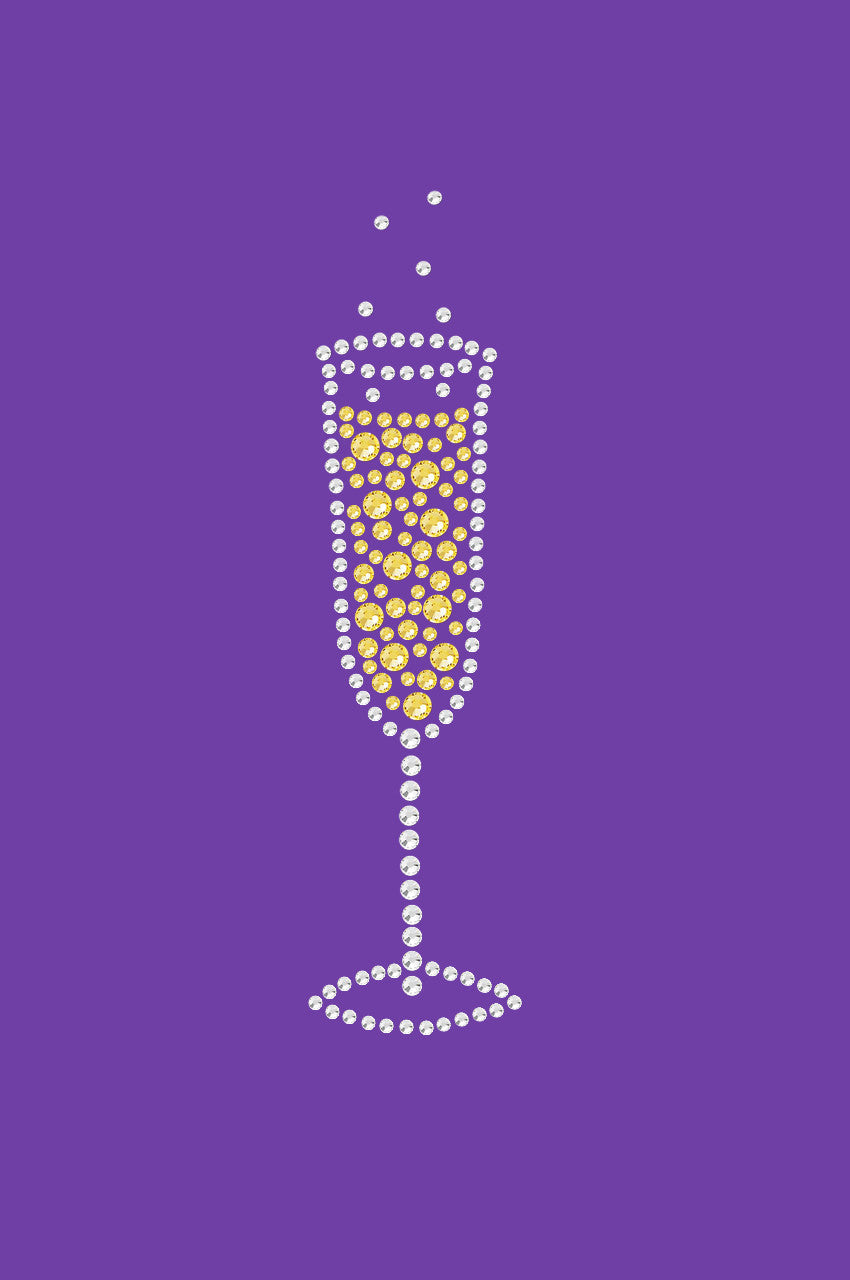 Champagne Flute - Womens T-shirt