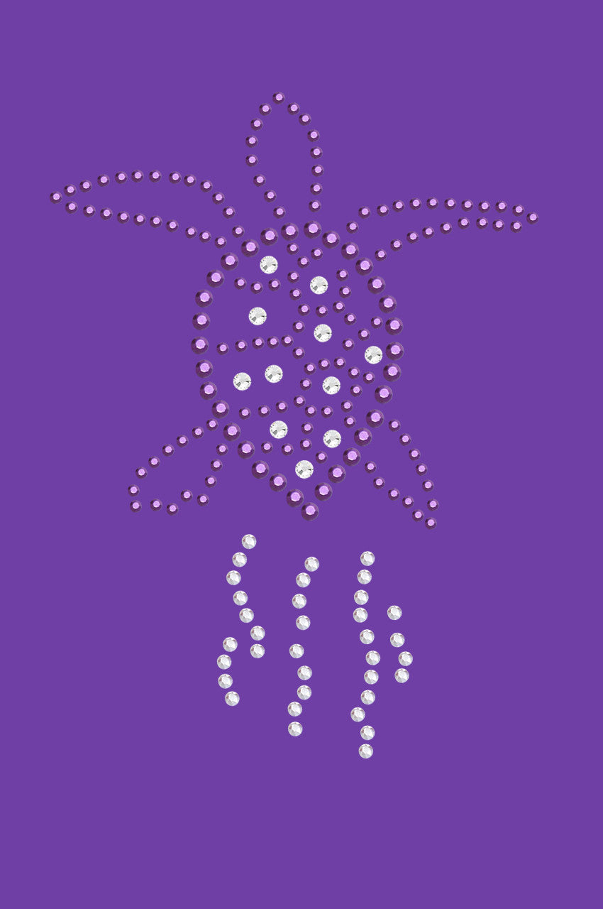 Sea Turtle (Purple) - Womens T-shirt