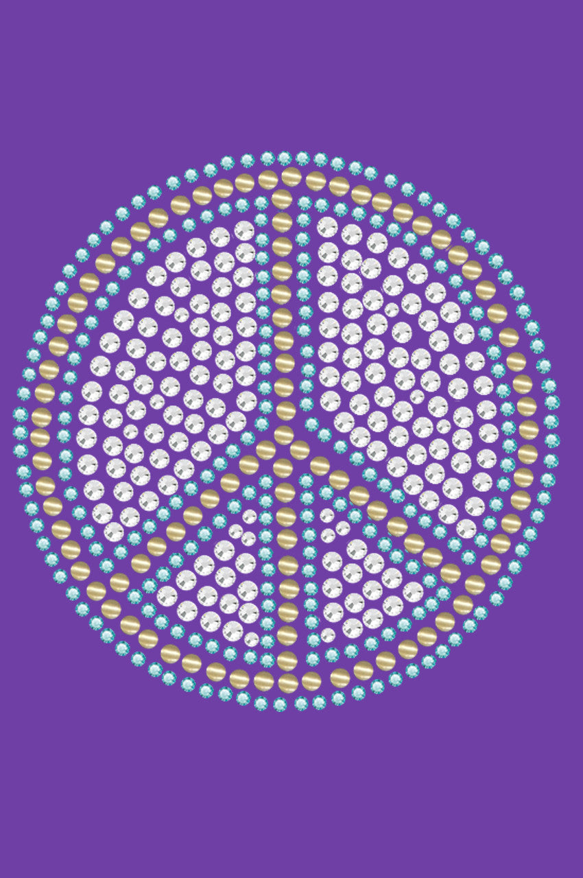 Peace Sign (Blue) - Women's T-shirt
