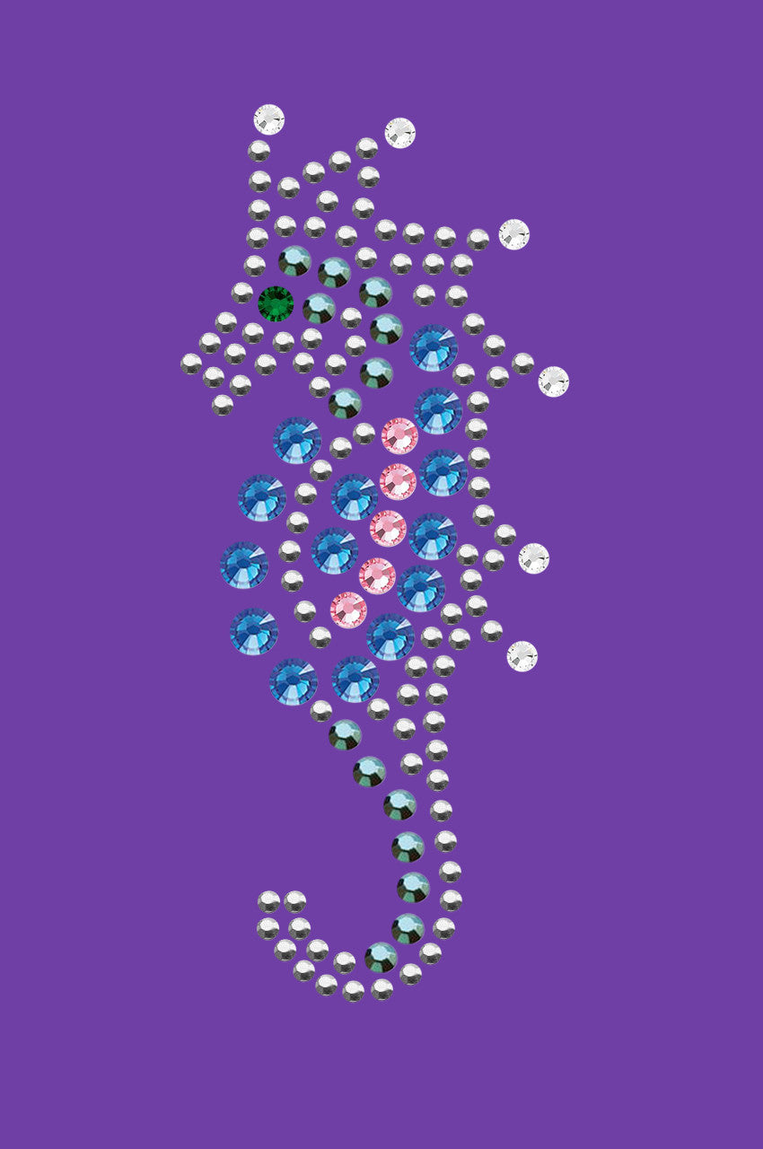 Seahorse (Blue) - Bandanna