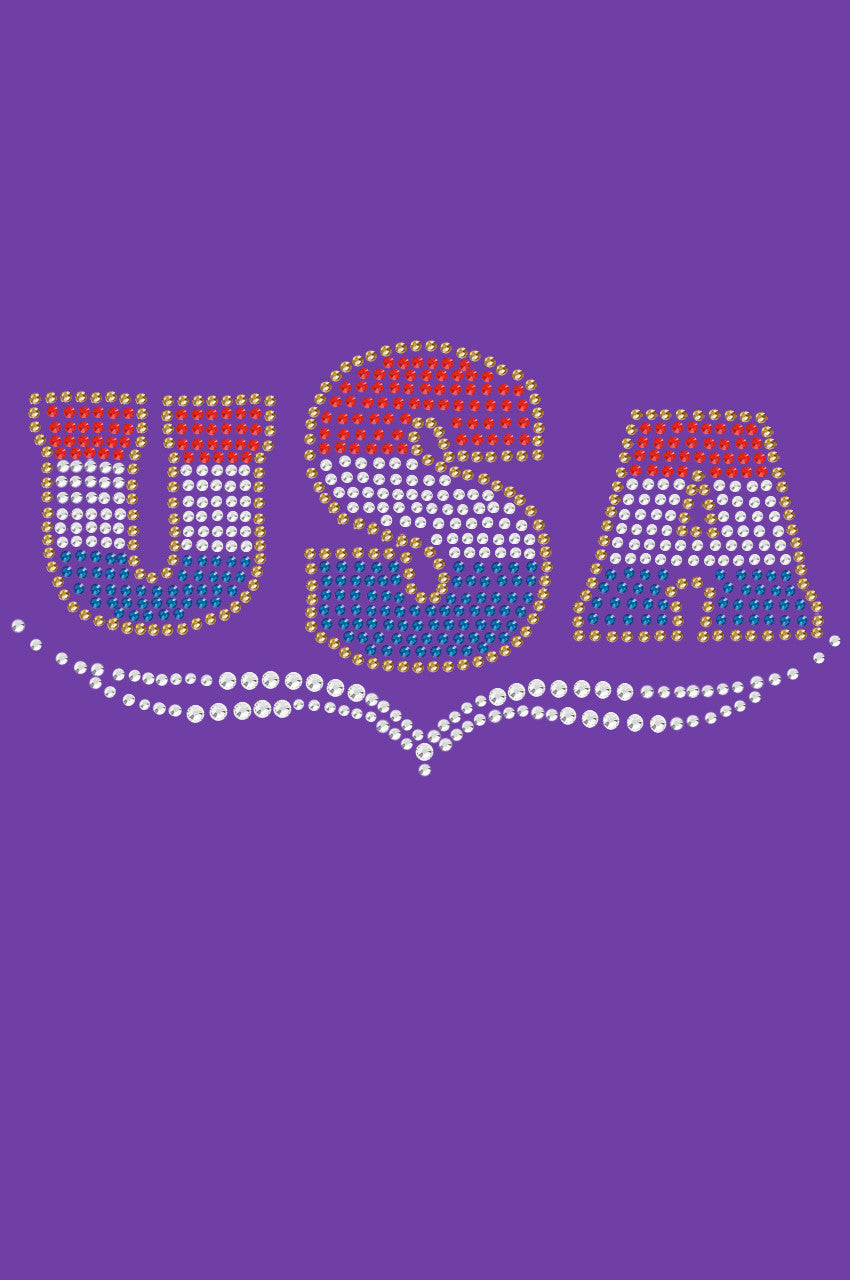 USA (Tricolor) - Womens T-shirt