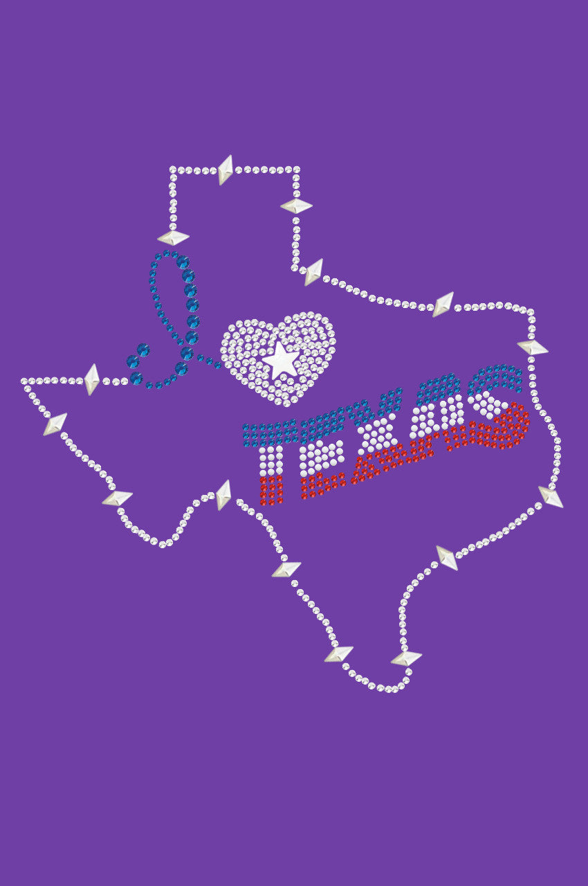 I Love Texas - Womens Tee