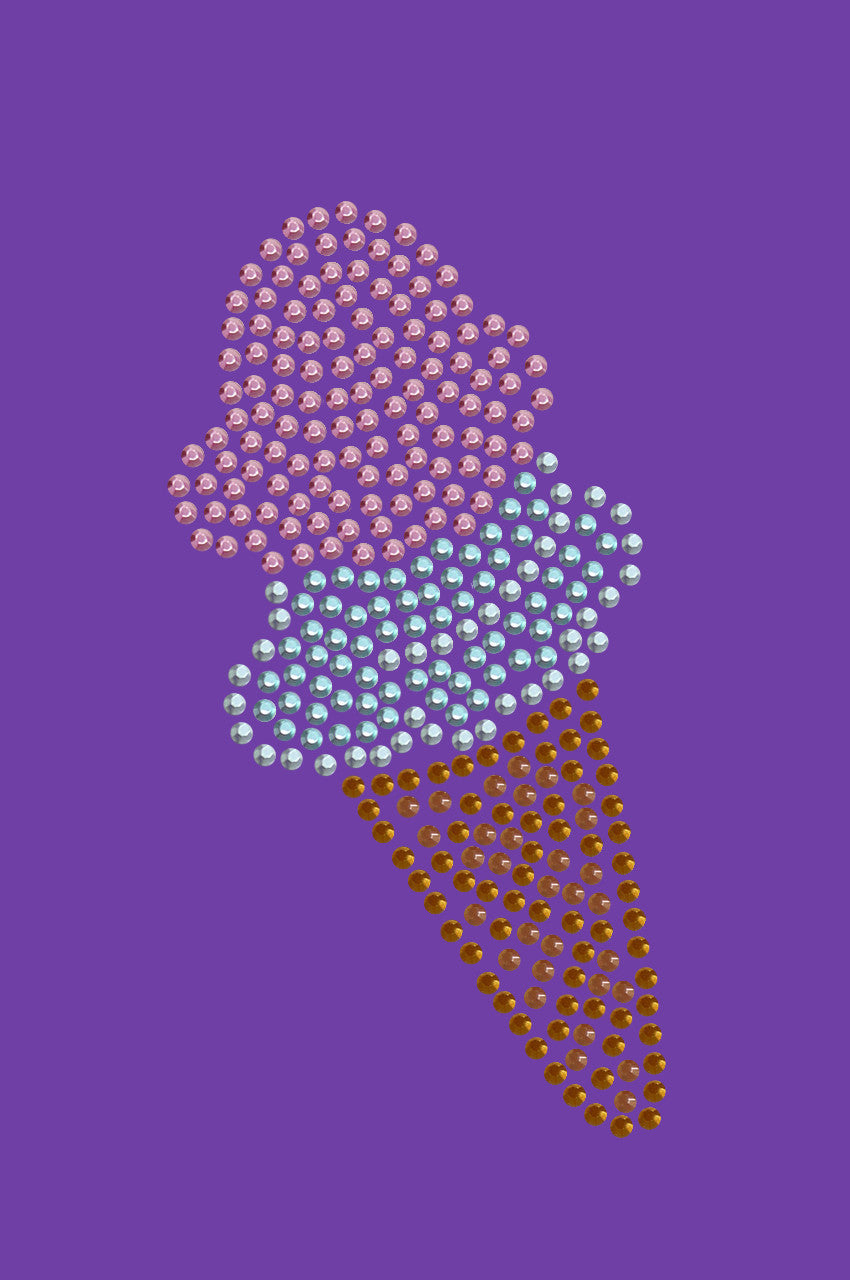 Ice Cream Cone - Double Dip - Womens T-shirt