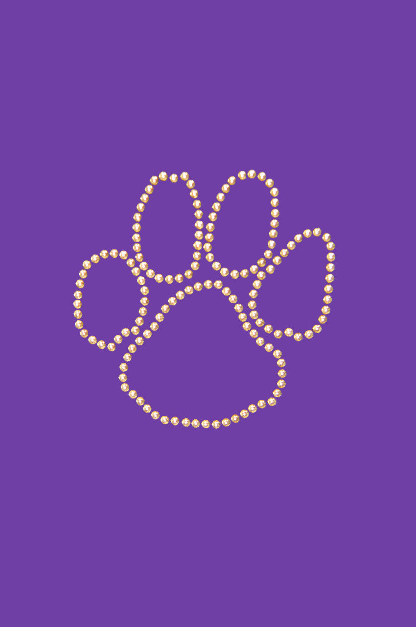 Paw (Gold Nailheads) - Women's T-shirt