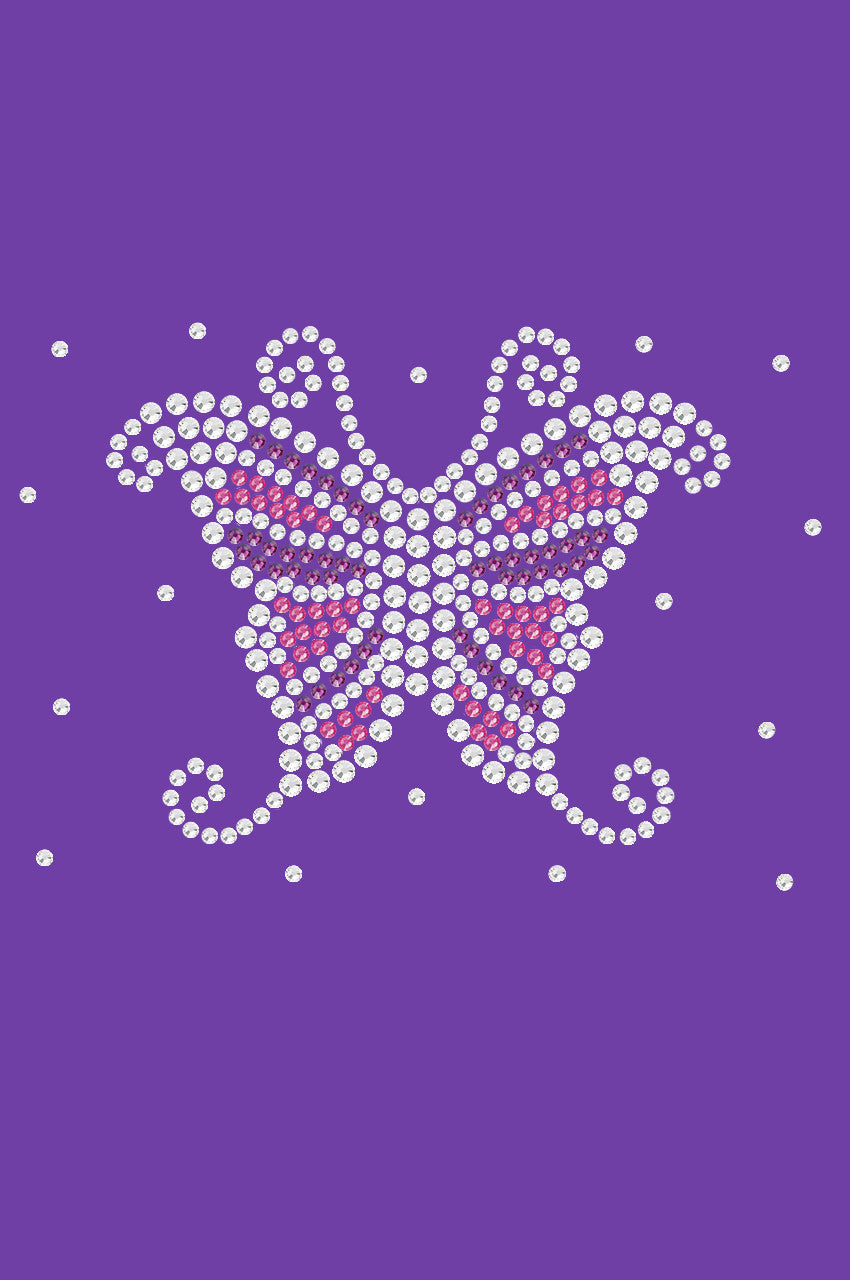 Pink & Purple Butterfly - Women's T-shirt