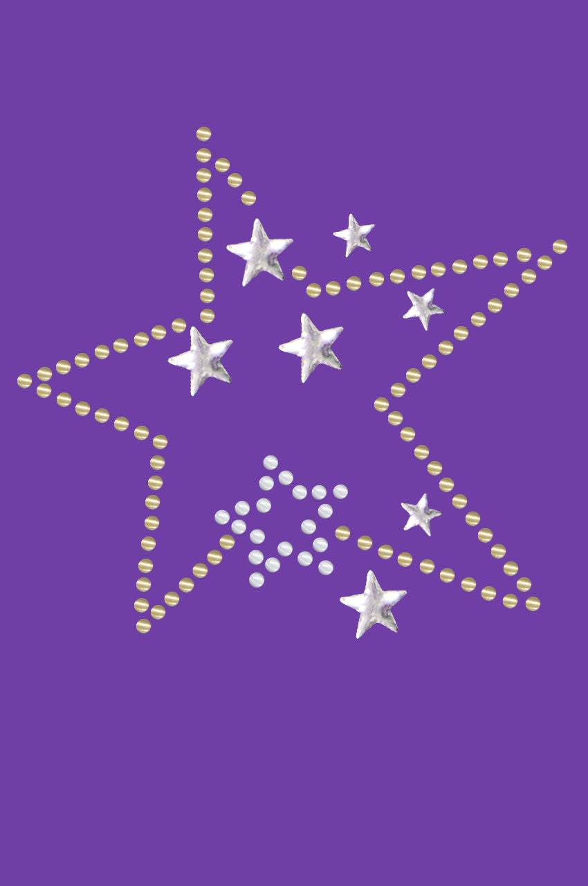Gold & Silver Stars - Bandanna