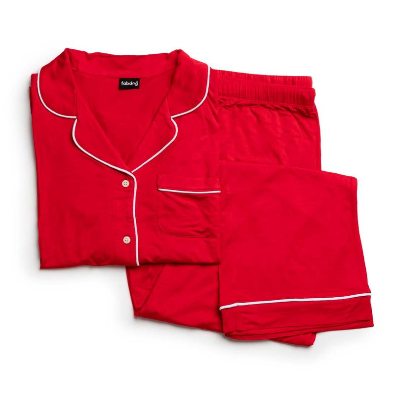 Red Modal Human Pajamas 