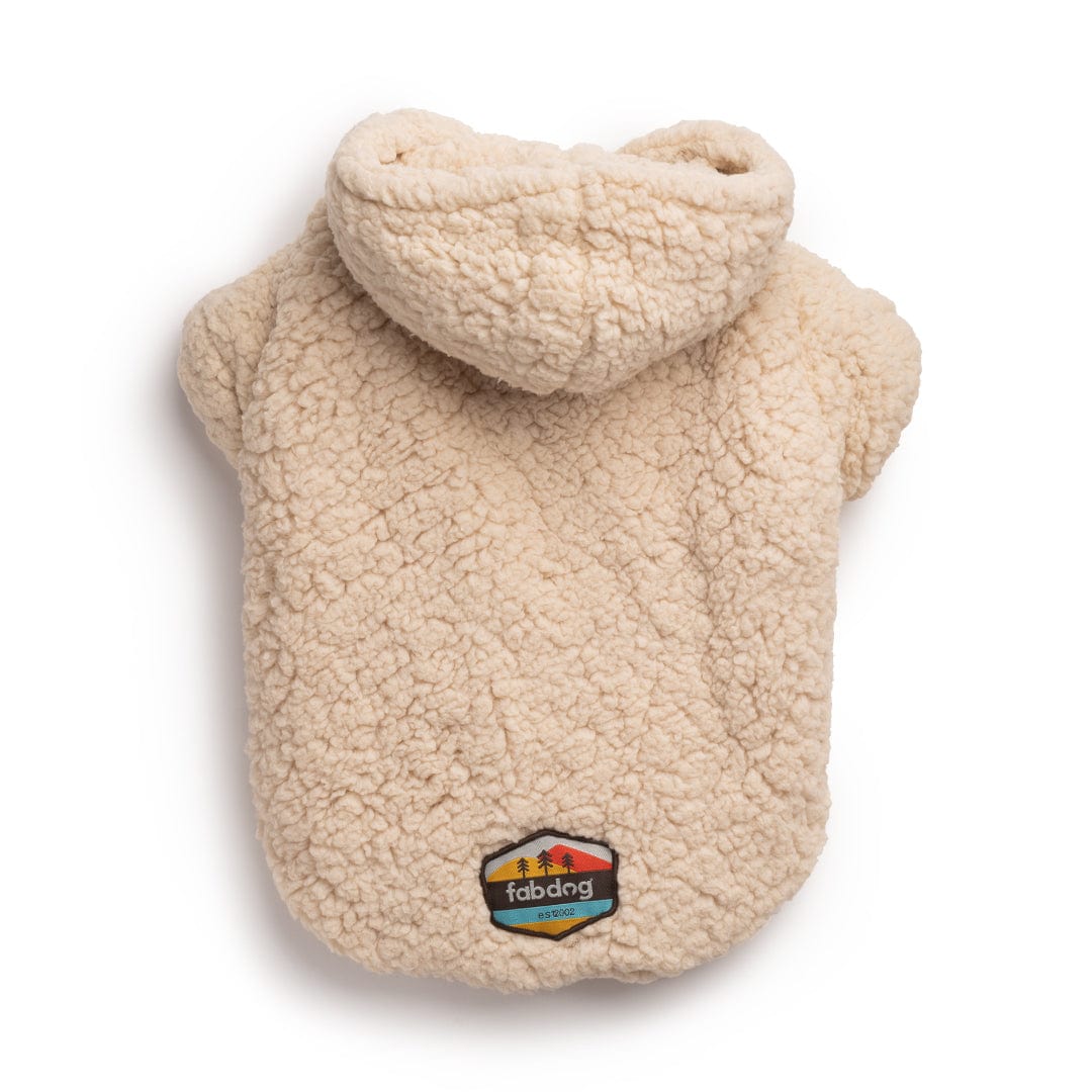 Cream Sherpa Hoodie 