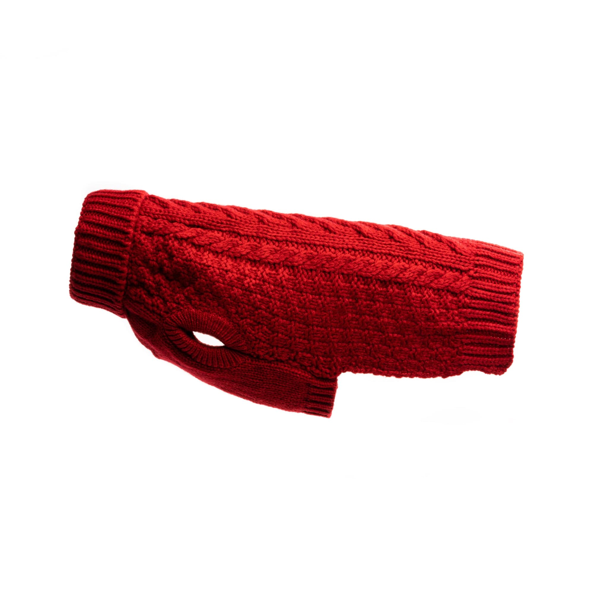 Red Super Chunky Sweater 