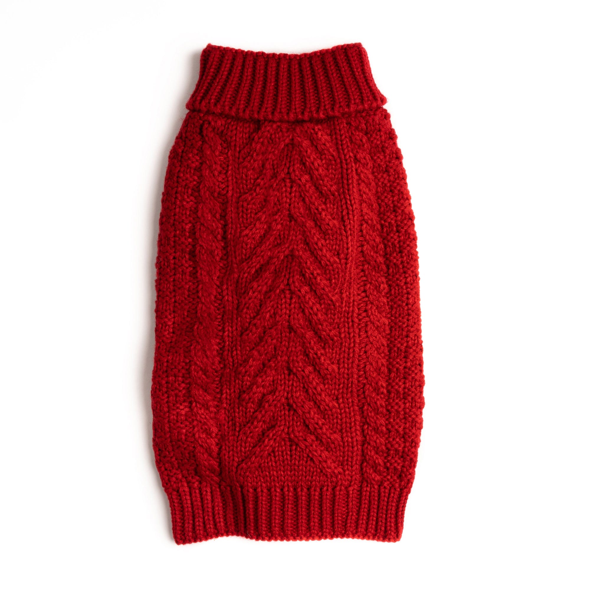 Red Super Chunky Sweater 